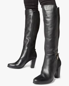 Dune London | Knee High Buckle Strap Boots